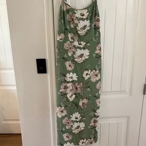 Abercrombie & Fitch Green Floral Dress
